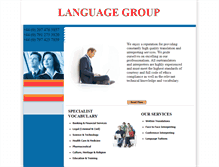 Tablet Screenshot of languagegroup.co.uk
